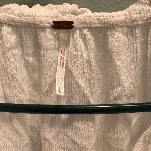 Free People White Ruffled Tunic - Picture 2 of 6